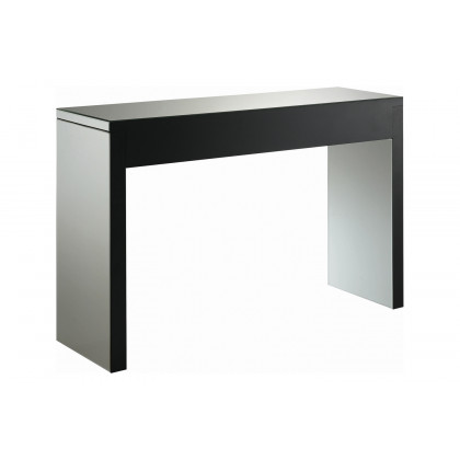 Coaster - Layton Rectangular Sofa Table in Silver/Clear Mirror