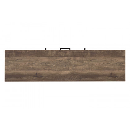Coaster 59" 2-Drawer Rectangular TV Console - Rustic Oak