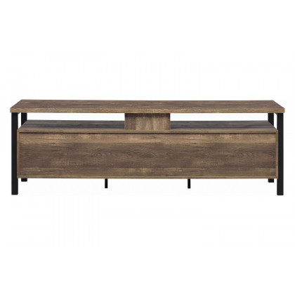 Coaster 71" 2-Drawer Rectangular TV Console - Rustic Oak