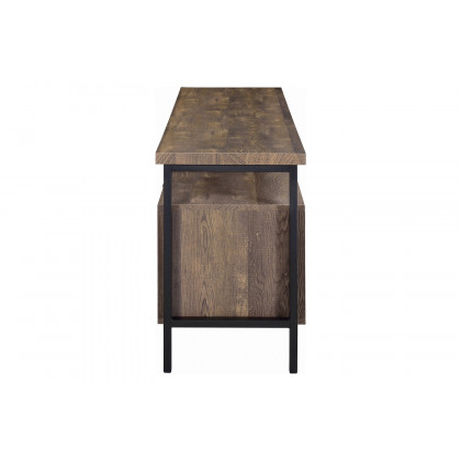 Coaster 71" 2-Drawer Rectangular TV Console - Rustic Oak