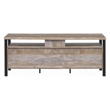 Coaster 59" 2-Drawer TV Console - Weathered Oak