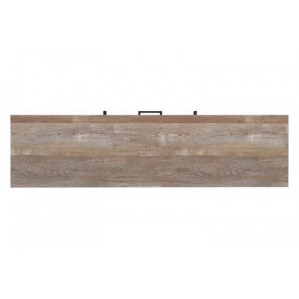 Coaster 59" 2-Drawer TV Console - Weathered Oak