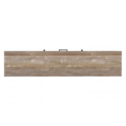 Coaster 71" 2-Drawer TV Console - Weathered Oak