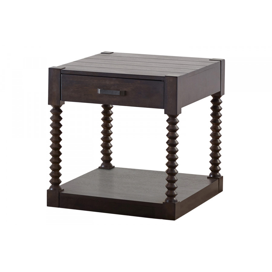 Coaster - Christine 1-Drawer End Table in Coffee Bean