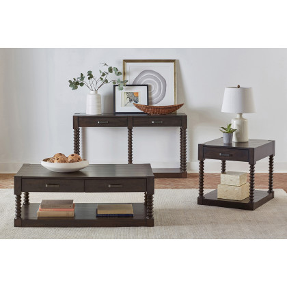 Coaster - Christine 1-Drawer End Table in Coffee Bean
