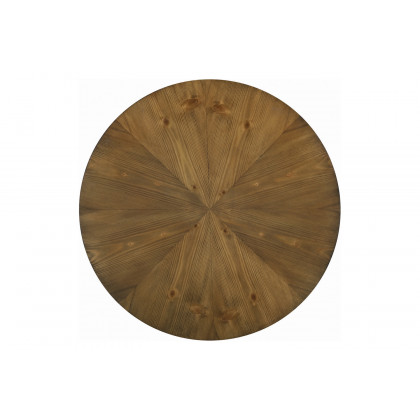 Coaster - Churchill Round End Table in Dark Brown/Black