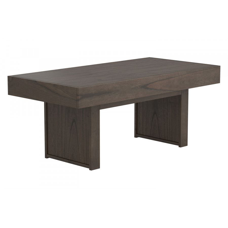 Coaster - Rectangle Coffee Table With Hidden Storage in Wheat Brown