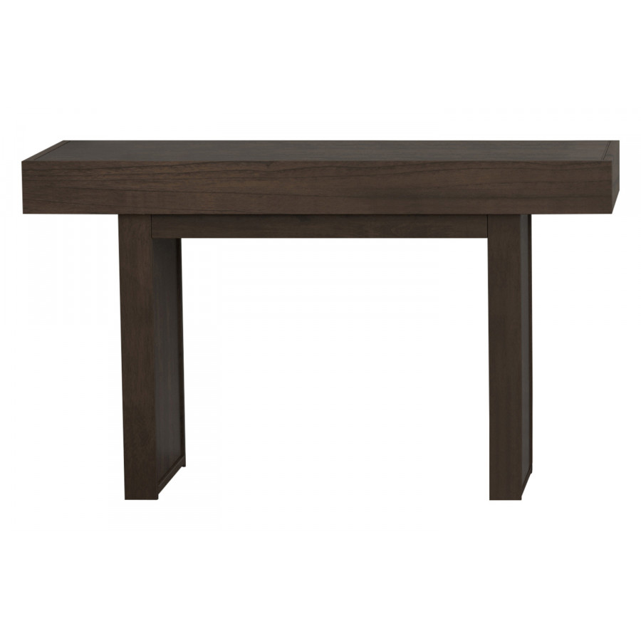 Coaster - Rectangle Sofa Table With Hidden Storage in Wheat Brown
