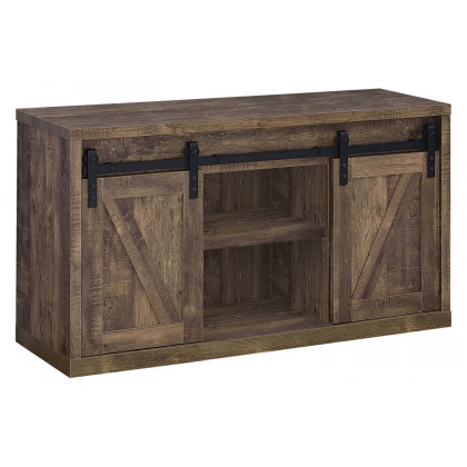 Coaster - 48-Inch 3-Shelf Sliding Doors TV Console