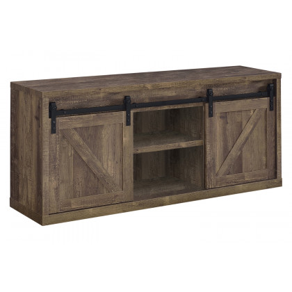 Coaster - 48-Inch 3-Shelf Sliding Doors TV Console