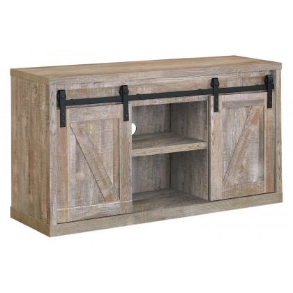 Coaster - 48-Inch 3-Shelf Sliding Doors TV Console