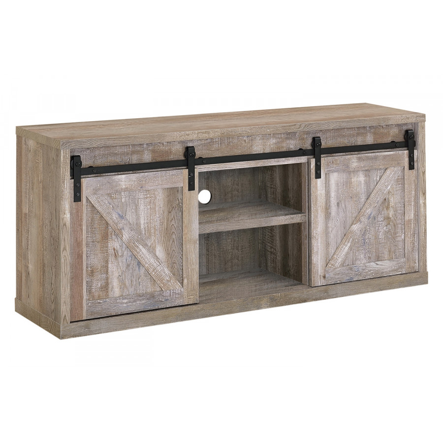 Coaster - 48-Inch 3-Shelf Sliding Doors TV Console