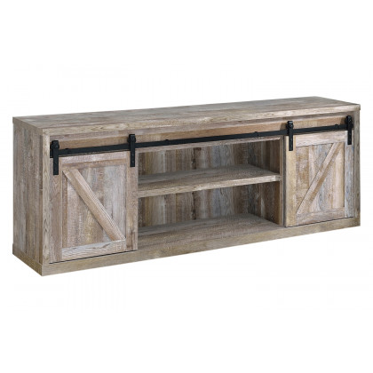 Coaster - 48-Inch 3-Shelf Sliding Doors TV Console