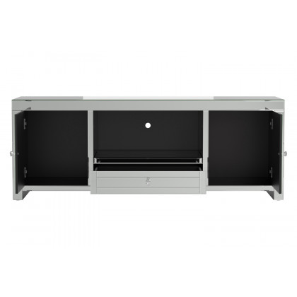 Coaster - 2-Door TV Console in Silver