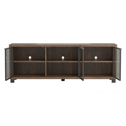 Coaster 3-Door TV Console - Aged Walnut