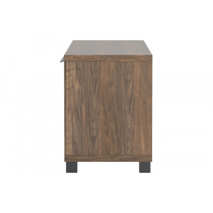 Coaster 3-Door TV Console - Aged Walnut