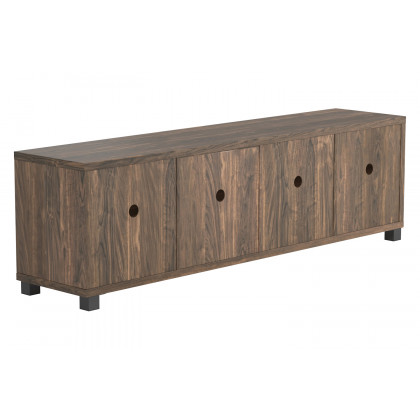 Coaster 4-Door TV Console - Aged Walnut