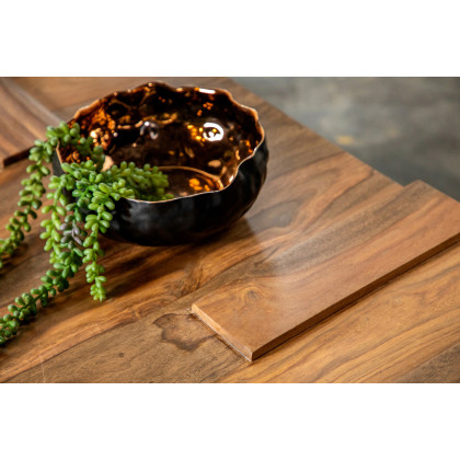 Coaster - Wooden Square Coffee Table in Natural Sheesham