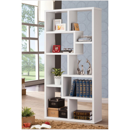 Coaster Theo 10-Shelf Bookcase - White