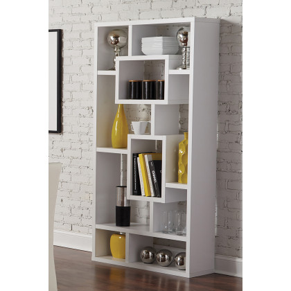 Coaster Howie 10-Shelf Bookcase - White
