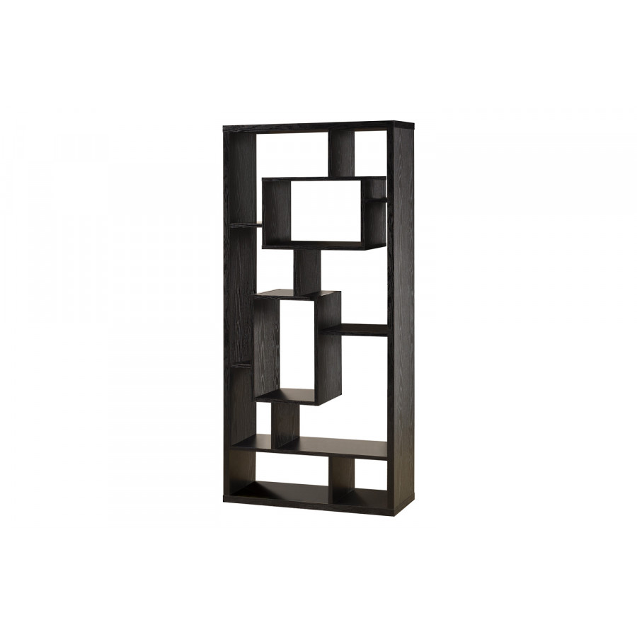 Coaster - Linbrook 10-Shelf Bookcase in Black Oak