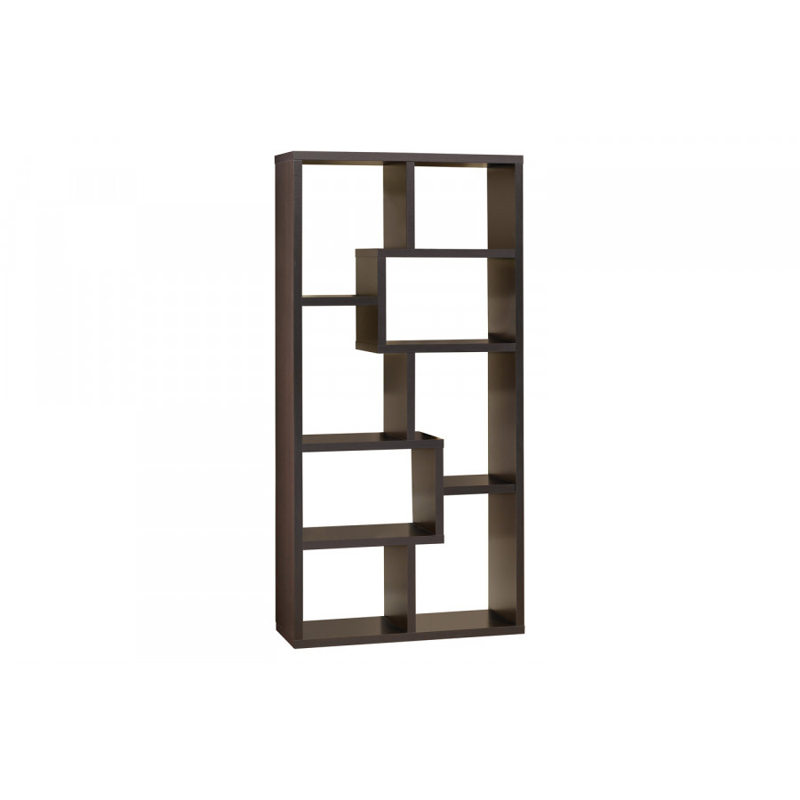 Coaster Theo 10-Shelf Bookcase - Cappuccino