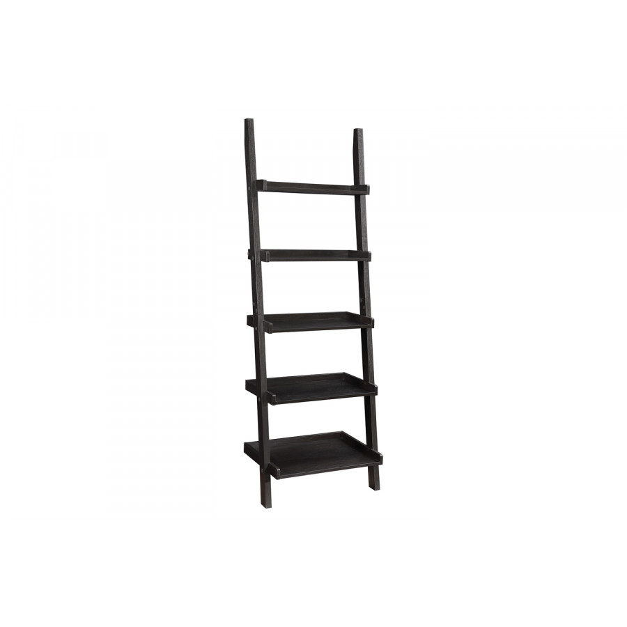 Coaster - Bower 3-Piece Storage Ladder Bookcase Set in Cappuccino