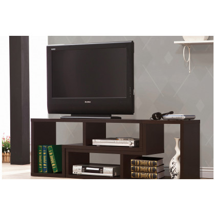 Coaster Velma Convertible TV Console And Bookcase - Cappuccino