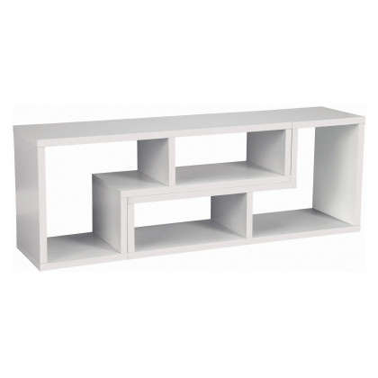 Coaster Velma Convertible TV Console And Bookcase - White