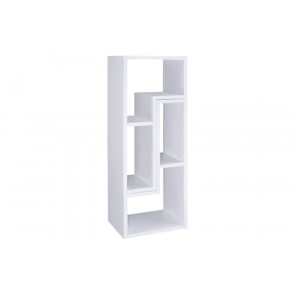 Coaster Velma Convertible TV Console And Bookcase - White