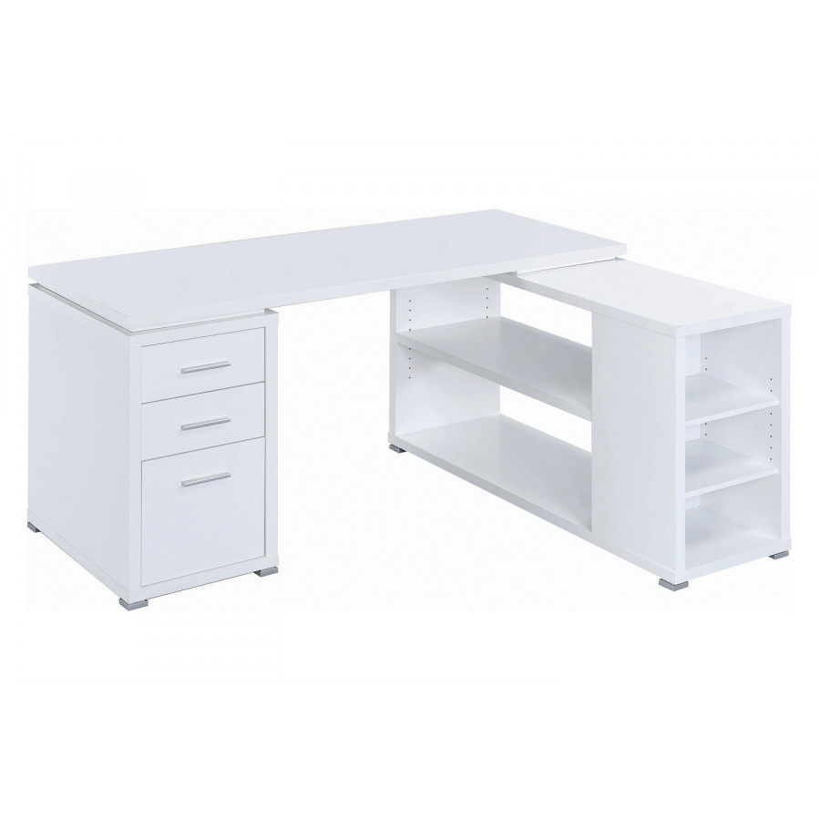 Coaster - Yvette L-Shape Office Desk