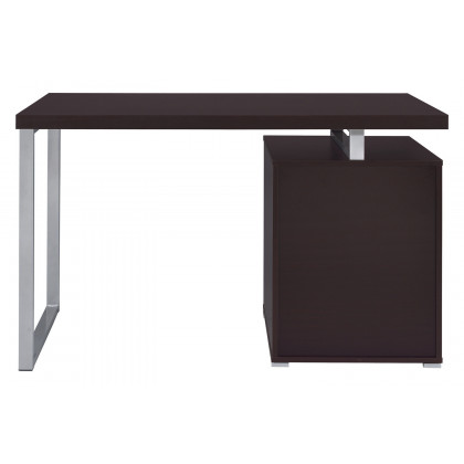 Coaster Brennan 3-Drawer Office Desk - Cappuccino
