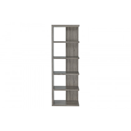 Coaster - 5-Tier Bookcase in Weathered Gray