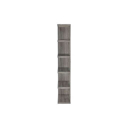 Coaster - 5-Tier Bookcase in Weathered Gray