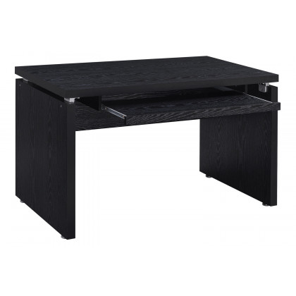 Coaster Russell Computer Desk with Keyboard Tray - Black Oak