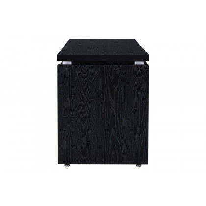 Coaster Russell Computer Desk with Keyboard Tray - Black Oak