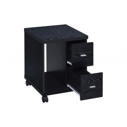 Coaster Russell 2-Drawer Cpu Stand - Black Oak