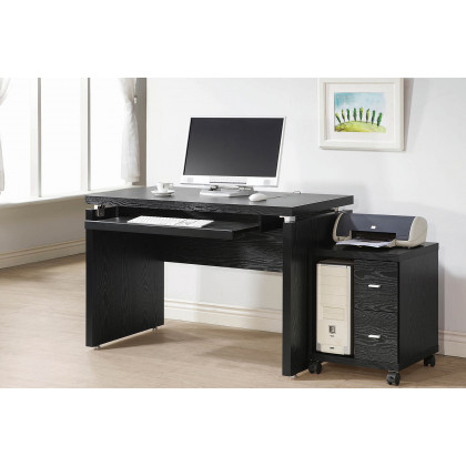 Coaster Russell 2-Drawer Cpu Stand - Black Oak
