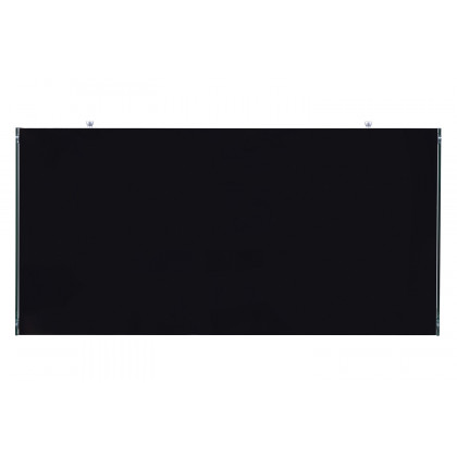 Coaster Dobrev 2-Drawer Writing Desk - Glossy Black/Clear