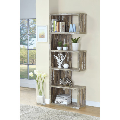 Coaster Joey 5-Tier Bookcase - Salvaged Cabin