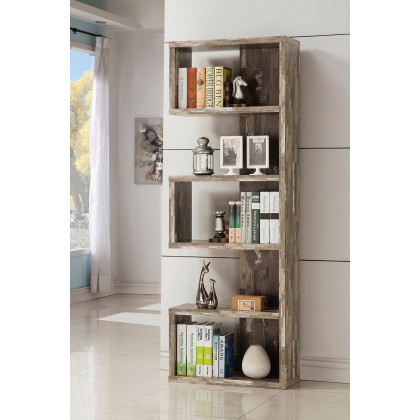 Coaster Joey 5-Tier Bookcase - Salvaged Cabin