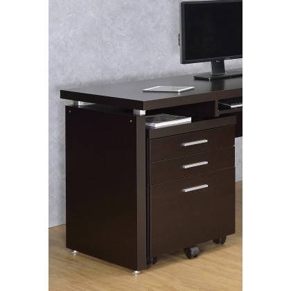 Coaster - Skylar 3-Drawer Mobile File Cabinet in Cappuccino
