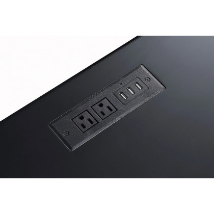 Coaster - Constance Writing Desk With Power Outlet in Black