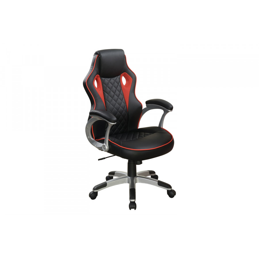 Coaster - Upholstered Office Chair in Black/Red