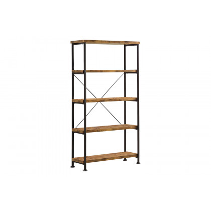 Coaster - Analiese 2-Piece 3-Drawer Writing Desk Set in Antique Nutmeg/Black