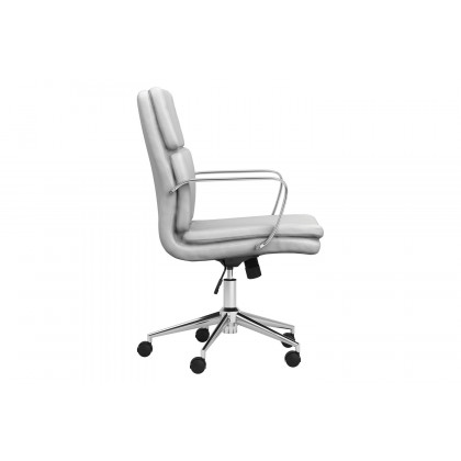 Coaster Standard Back Upholstered Office Chair - White