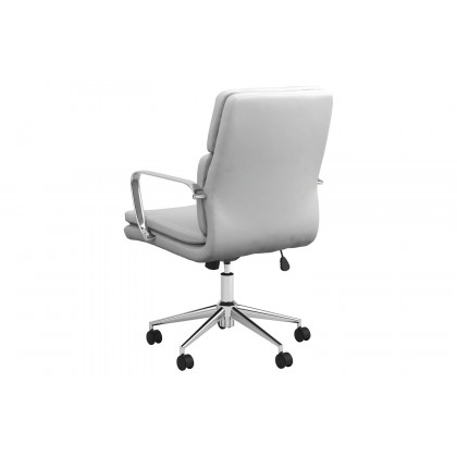 Coaster Standard Back Upholstered Office Chair - White