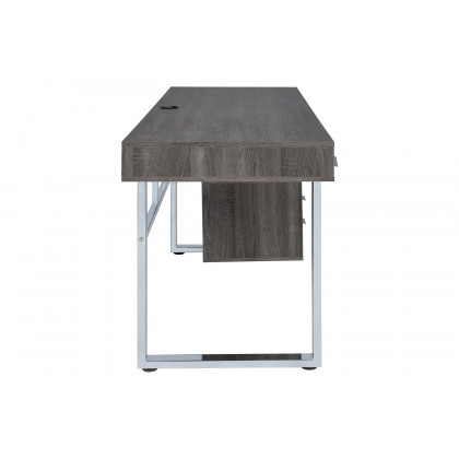 Coaster Whitman 4-Drawer Writing Desk - Weathered Gray