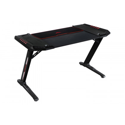 Coaster - Ardsley Z-Framed Gaming Desk With Led Lighting in Black
