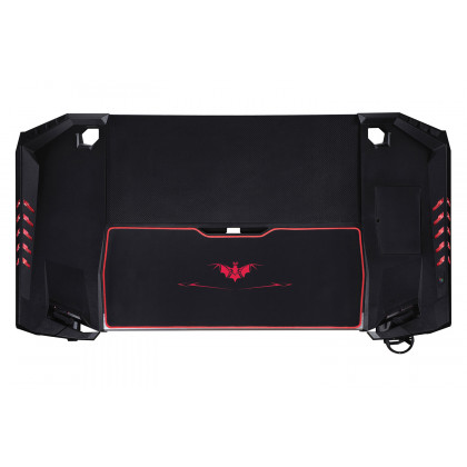 Coaster - Ardsley Z-Framed Gaming Desk With Led Lighting in Black